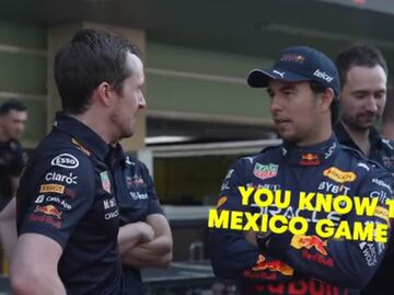 Checo Pérez preguntó por su hora de salida para ver a México en el Mundial de Qatar 2022