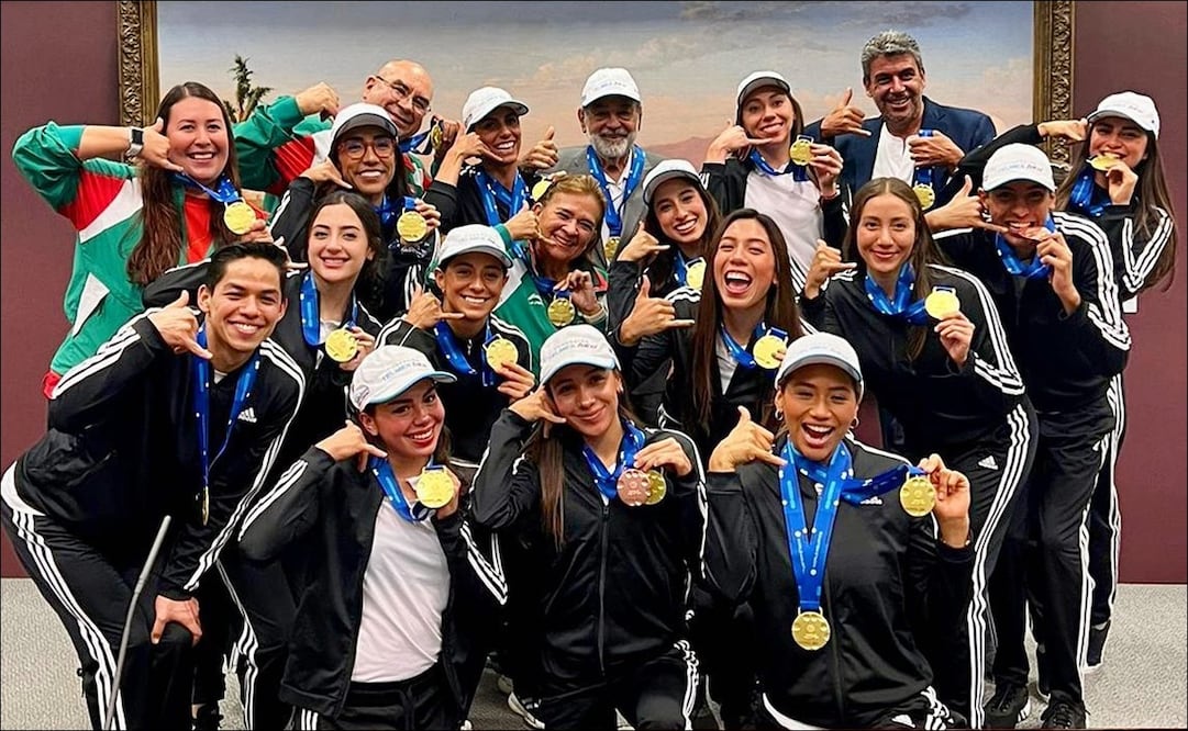 La Selección Mexicana de Natación Artística visitó a Carlos Slim y Arturo Elías Ayub / FOTO: Arturo Elías Ayub