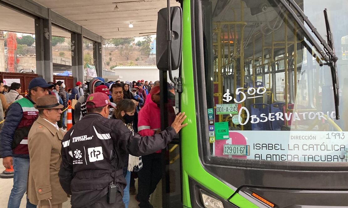 Cierre de la Línea 1. FOTO: Gaspar Betancourt/ EL UNIVERSAL/