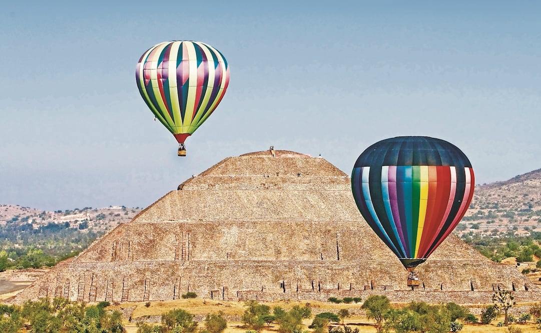 Un análisis de seguridad realizado por la empresa NavBlue advierte sobre el riesgo de los vuelos en globo con la operación del AIFA. Por su importancia económica, se evalúan medidas para que convivan. Foto: ARCHIVO EL UNIVERSAL