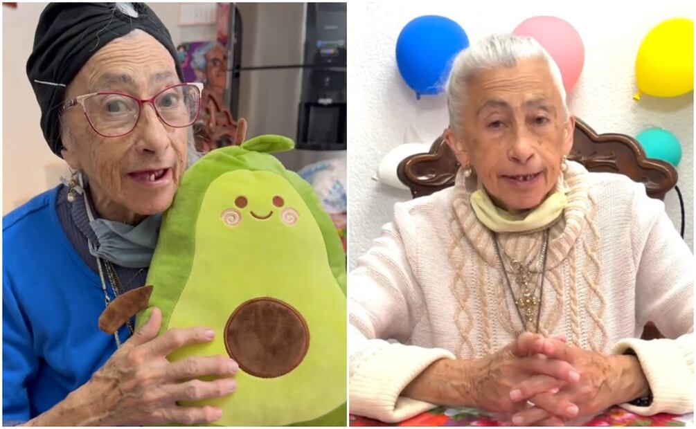 Abuelita Martha se volvió la sensación en la plataforma China, durante la pandemia por Covid-19. Fotos: TikTok @abuelitasmartha