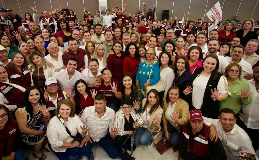 Luisa María Alcalde en evento de Sonora (17/10/2025). Foto: X (@LuisaAlcalde)