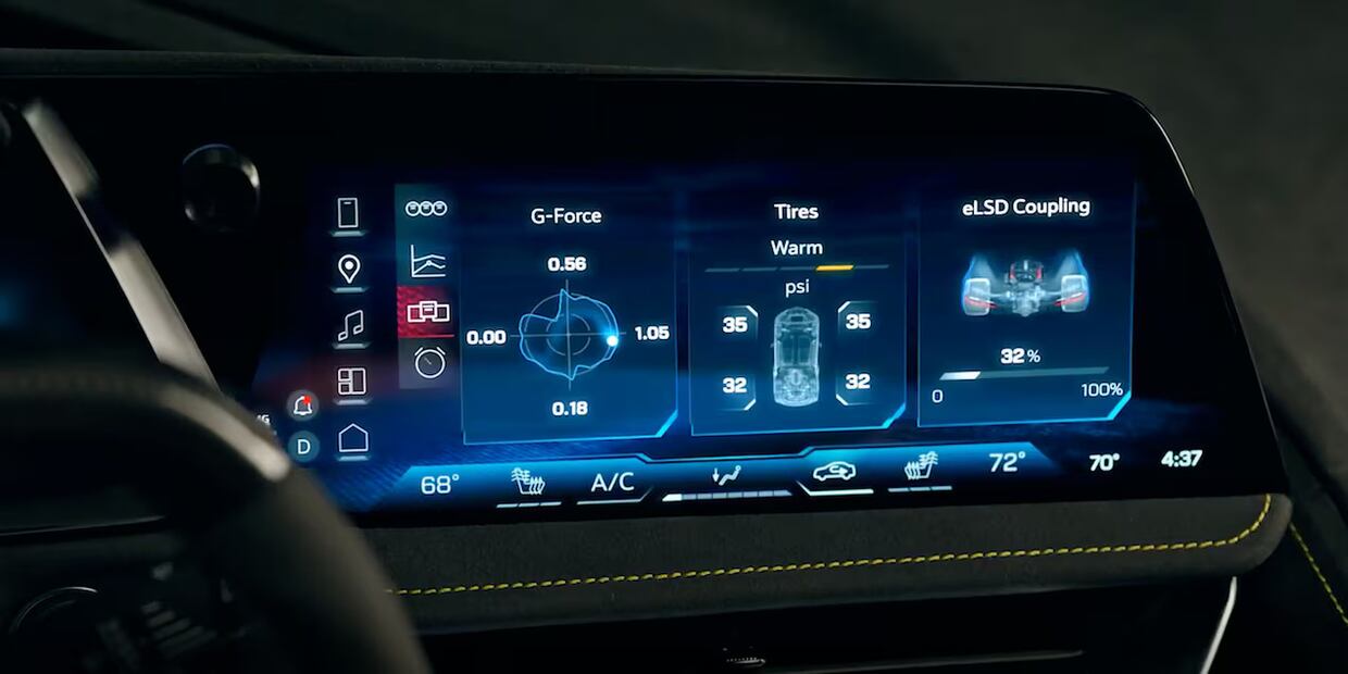 Este auto tiene una app dedicada al rendimiento que podrá medirlo en tiempo real. Foto: Chevrolet