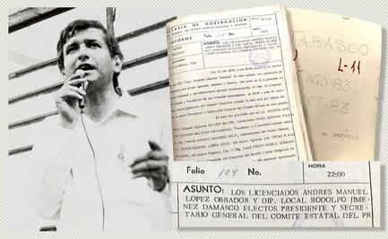 Desclasifican el espionaje a AMLO en su época priista