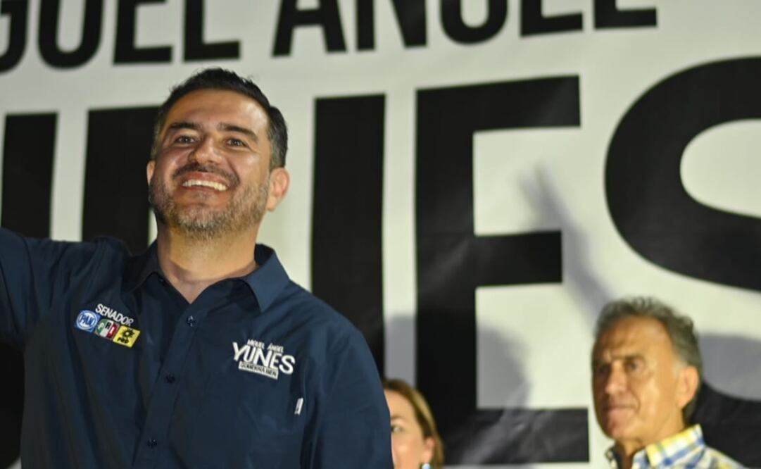 Miguel Ángel Yunes Márquez y Miguel Ángel Yunes Linares. Foto: Facebook / Miguel Ángel Yunes Márquez