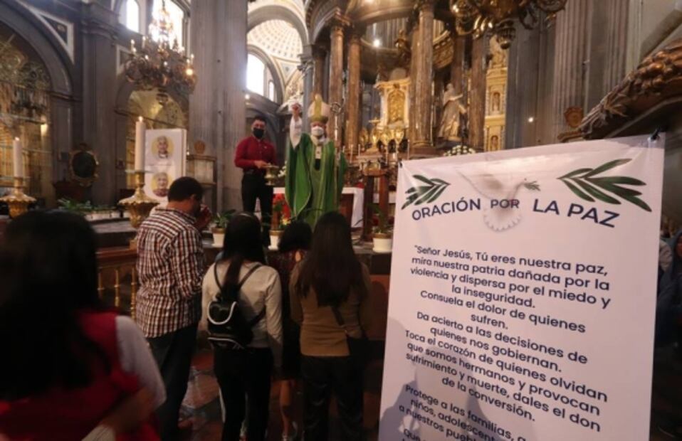 Ya basta de violencia, el clamor en iglesias católicas de México