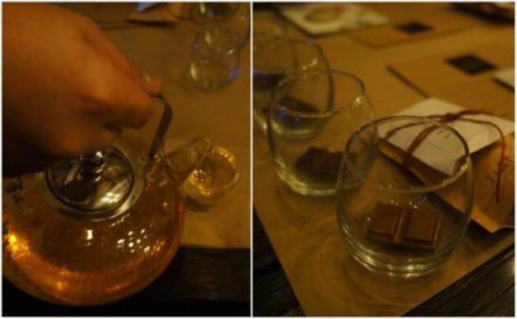 Chocolate y té forman la combinación perfecta