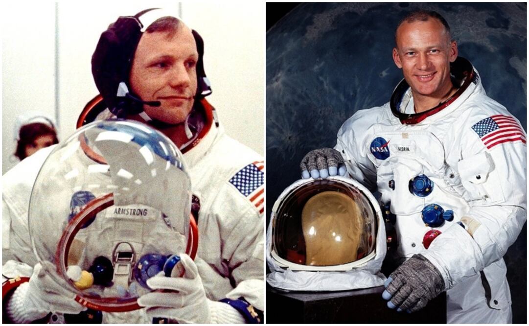 Neil Armstrong y Edwin “Buzz” Aldrin. Foto: NASA