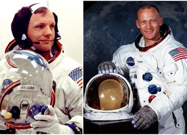Neil y Buzz los primeros hombres que pisaron la Luna