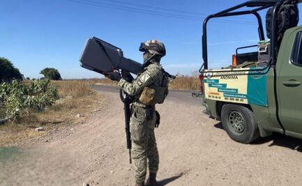Neutralizan dos drones y aseguran armamento en Navolato, Sinaloa; agreden a militares en Concordia