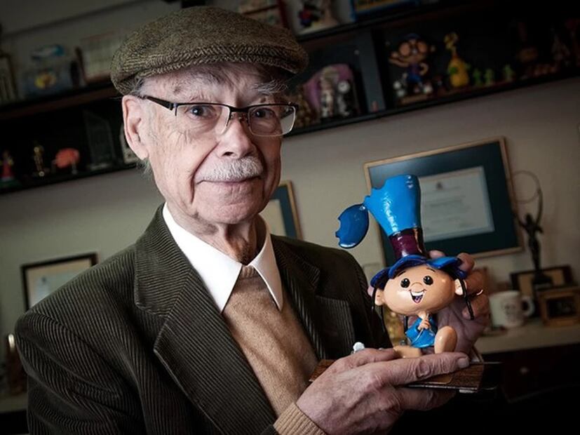 Manuel García Ferré e Hijitus. Fuente: Twitter @ShowmundialShow