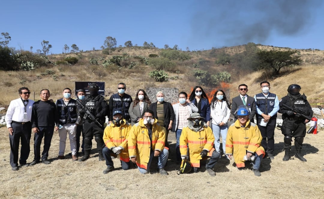 Fiscalía de la CDMX destruye más de 540 mil dosis de droga; incineran 335 kilos de narcóticos. Foto: Especial