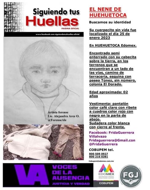 "El nene de Huehuetoca": Buscan identificar cuerpo de bebé hallado en terreno baldío
