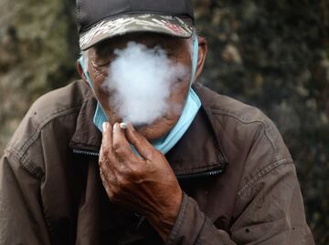 Las sustancias del tabaco que no son aspiradas y que absorbe la piel