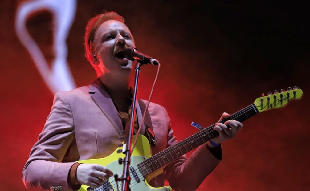 Presentación de Two door cinema club en el primer día del Festival Corona Capital. Foto: Fernanda Rojas/EL UNIVERSAL.