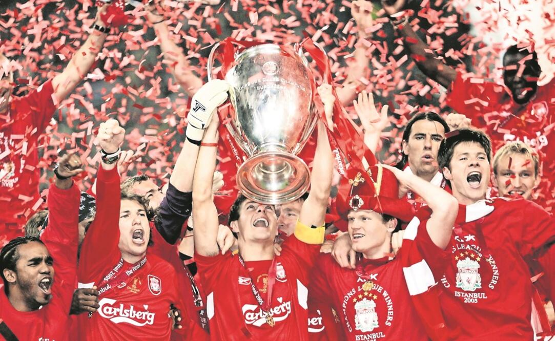 Liverpool contra AC Milan Final de Champions League 2005 "Milagro de Estambul" . Foto: Especial