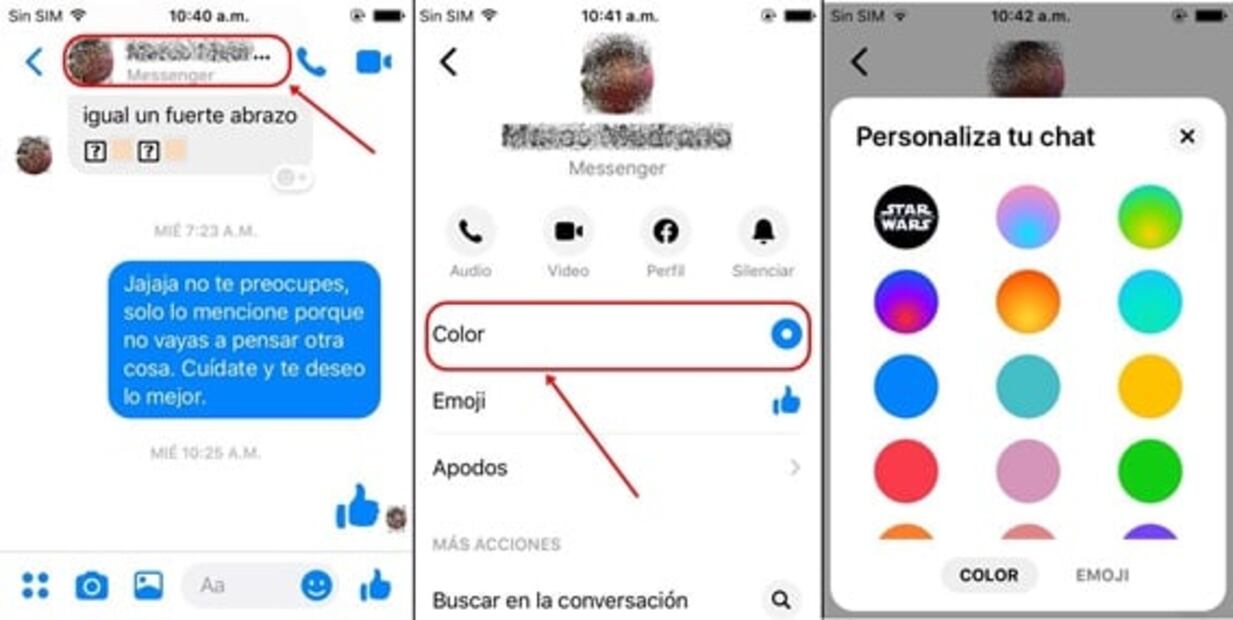  Así puedes activar el tema de Star Wars en Facebook Messenger