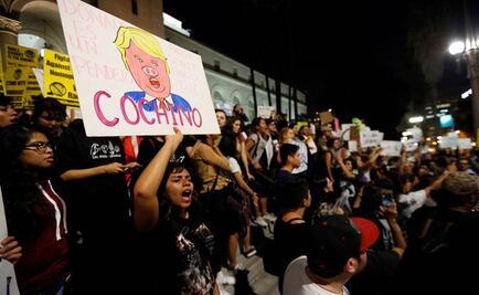 "No es mi presidente": protestas contra Trump en todo EU