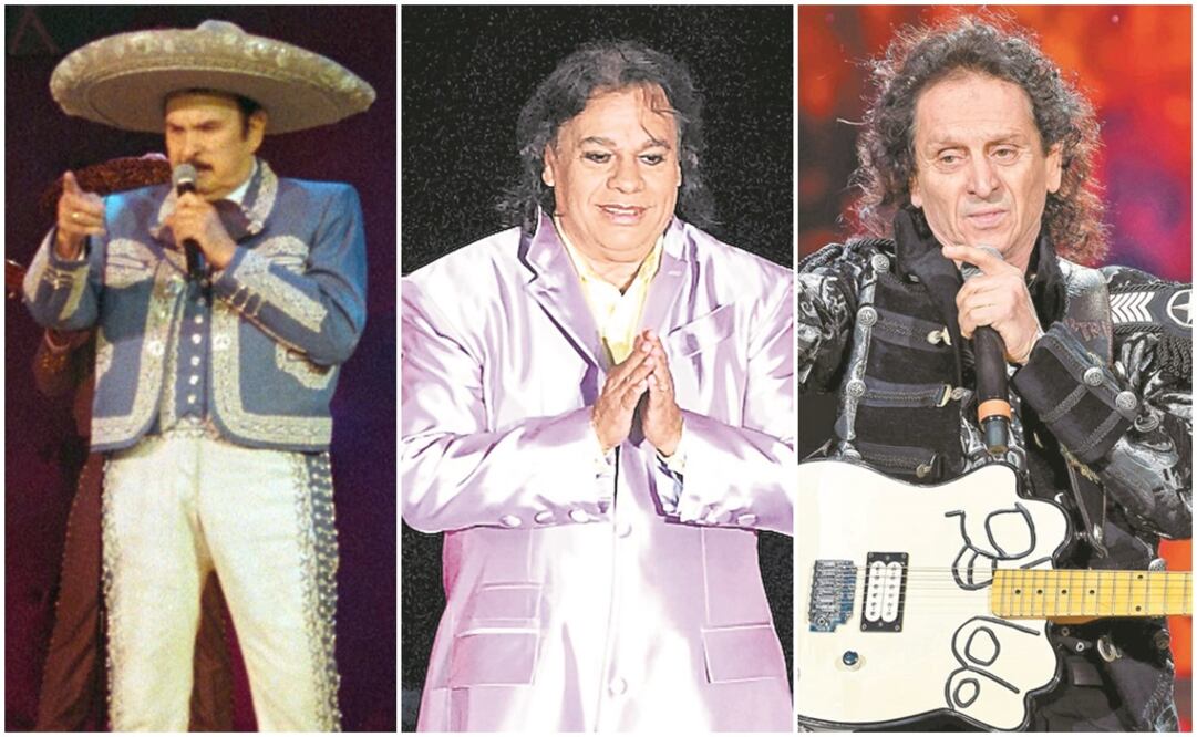 Antonio Aguilar, Juan Gabriel y El Tri pese a sus altas ventas, conciertos llenos y numerosas ventas de discos no alzaron un gramófono. Fotos: Archivo
