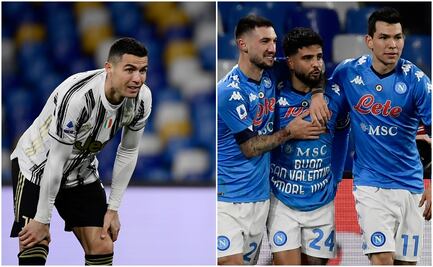 Con el Chucky Lozano todo el partido, Napoli derrota a la Juventus