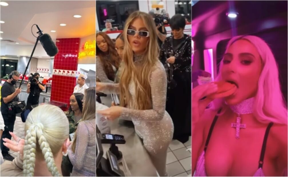 En un restaurante de comida rápida, así festejó Kim Kardashian su cumpleaños 42 