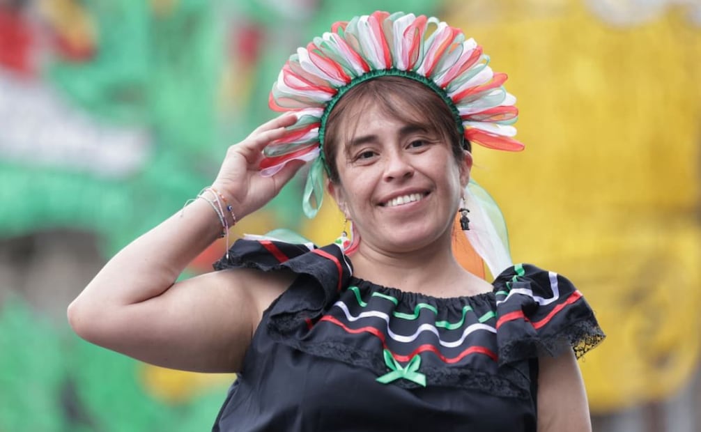 Mexicanos se reúnen en el Zócalo de la CDMX para acompañar a la presidenta Claudia Sheinbaum en su primer Grito de Independencia (15/09/25). Foto: Fernanda Rojas/EL UNIVERSAL