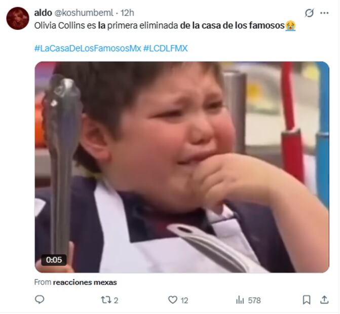Memes de la primera eliminada de La casa de los Famosos.