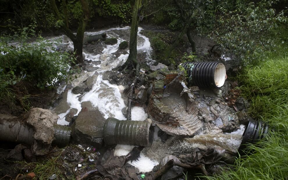 En el pueblo de San Pedro Atocpan, en la alcaldía de Milpa Alta, está el agua más pura de toda la Ciudad de México, aseguran sus habitantes. Foto: Gabriel Pano/EL UNIVERSAL