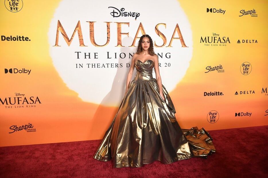 El vestido de Blue Ivy es de Christian Siriano. Foto: AP