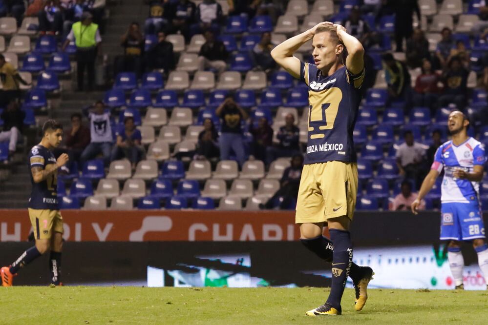 Imago7. Abraham González en partido con Pumas