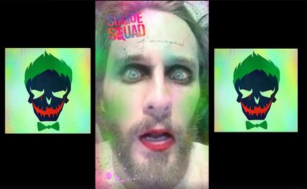 Jared Leto es un barbudo y diabólico "Guasón"