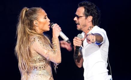 Jennifer Lopez rechaza beso de Marc Anthony