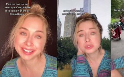 “Central Park es la versión chafa de Chapultepec”, según tiktoker australiana 