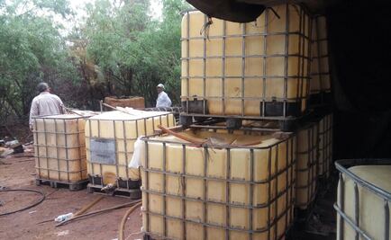 Asegura PESP a 5 personas en posesión de combustible en territorio Yaqui