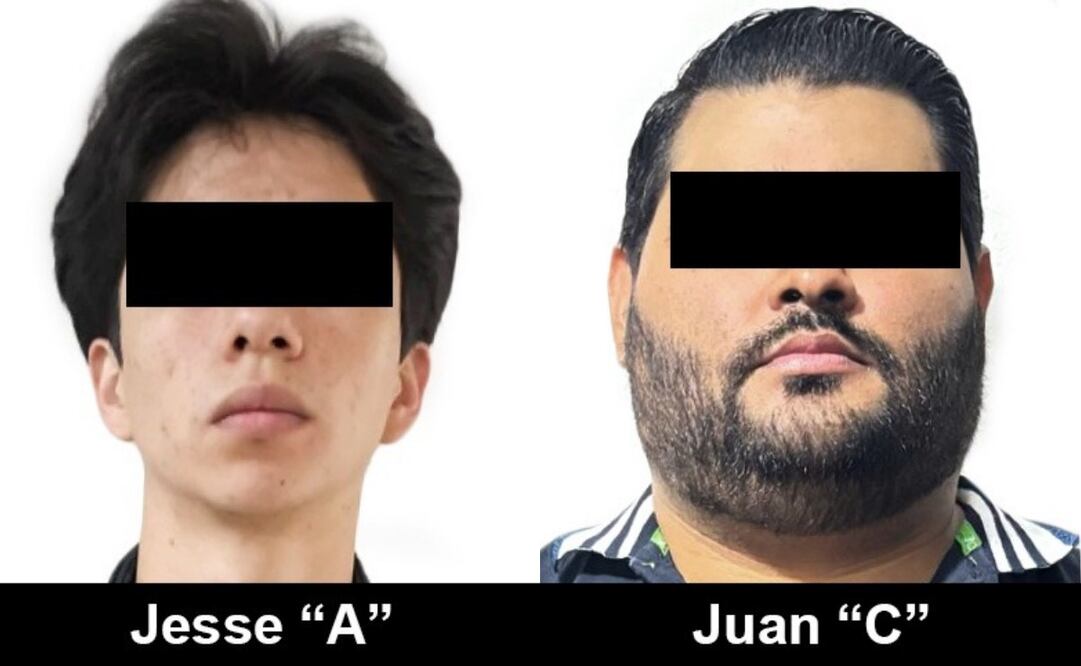 Jesse “A” y Juan “C”, vinculados a proceso. Foto: Especial
