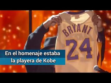 Grammy 2020: Recuerdan a Kobe Bryant
