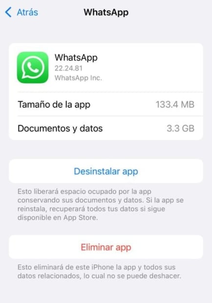 ¿Qué pasa si no vacías la memoria caché de tu WhatsApp?