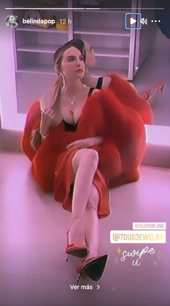 Belinda tiene el look ideal para enamorar a Nodal en San Valentín