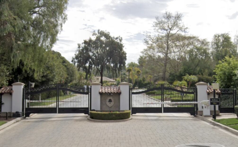 Residencia en Rancho Santa Fe. Foto: Mexicanos Contra la Corrupción