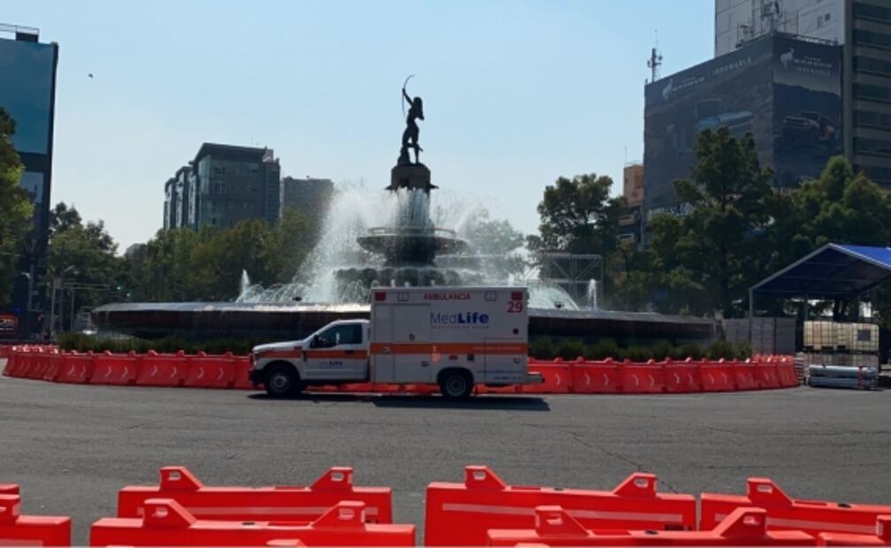 Cierran Paseo de la Reforma para el "Show Run" de Checo Pérez a un par de días