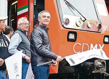 Rehabilitado y en marcha, tren número 1 del Metro