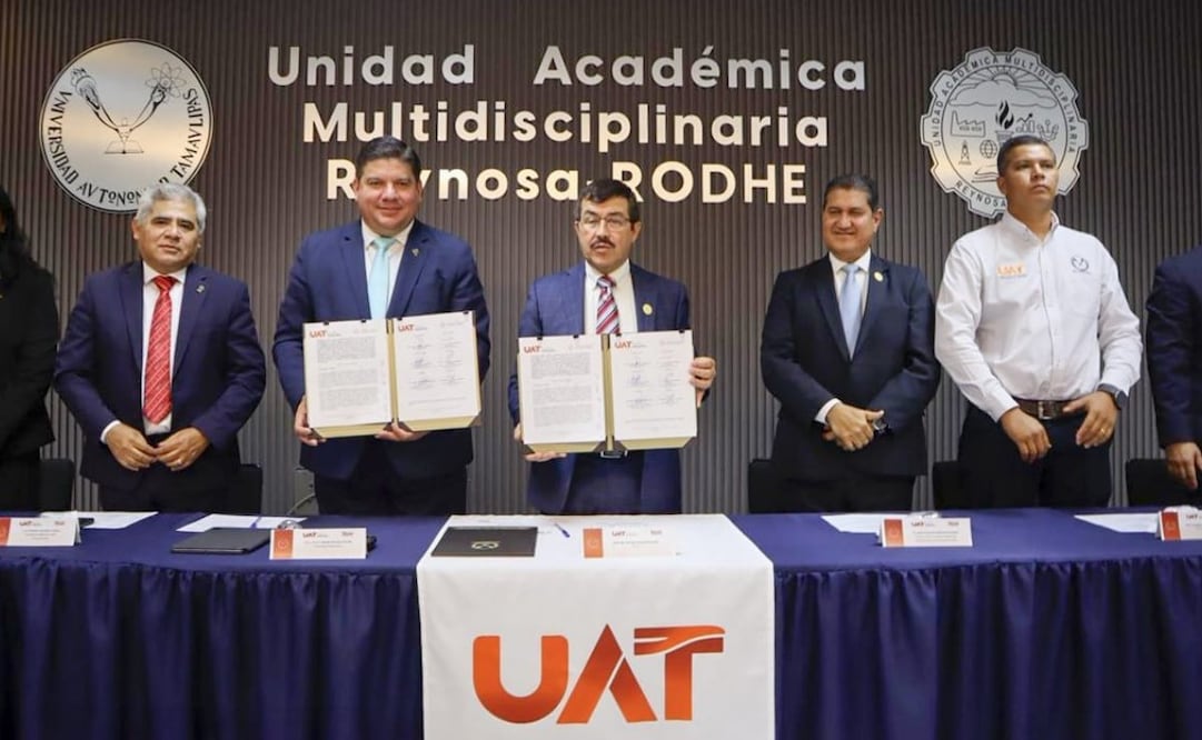 UAT e Instituto Mexicano de Contadores firman convenio para fortalecer formación profesional (06/10/2025). Foto: Especial