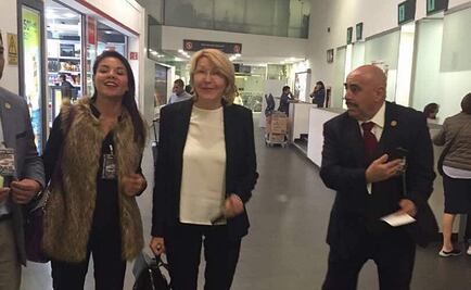 Ex fiscal venezolana Luisa Ortega llega a la Ciudad de México