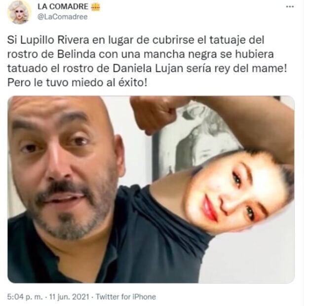 Daniela Luján reacciona a los memes donde reemplaza a Belinda... ahora como novia de Nodal