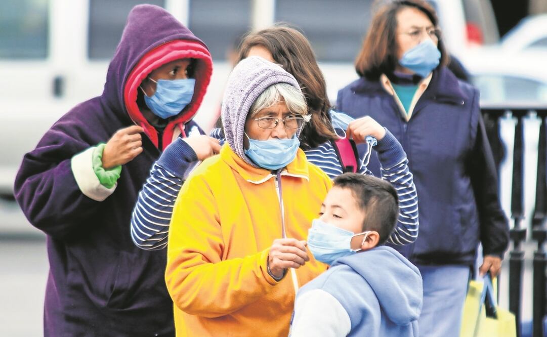 Algunos estados del país ya registran bajas temperaturas. Foto: Archivo. El Universal