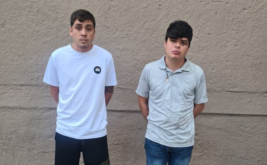 Edgar Manuel Quintero de 28 años de pantalón azul dijo ser pariente del narcotráficante Caro Quintero Foto: Especial