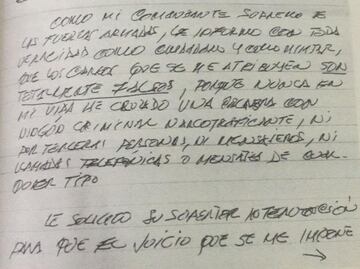 "Mi detención fue humillante"; AMLO revela carta que Cienfuegos le mandó de puño y letra