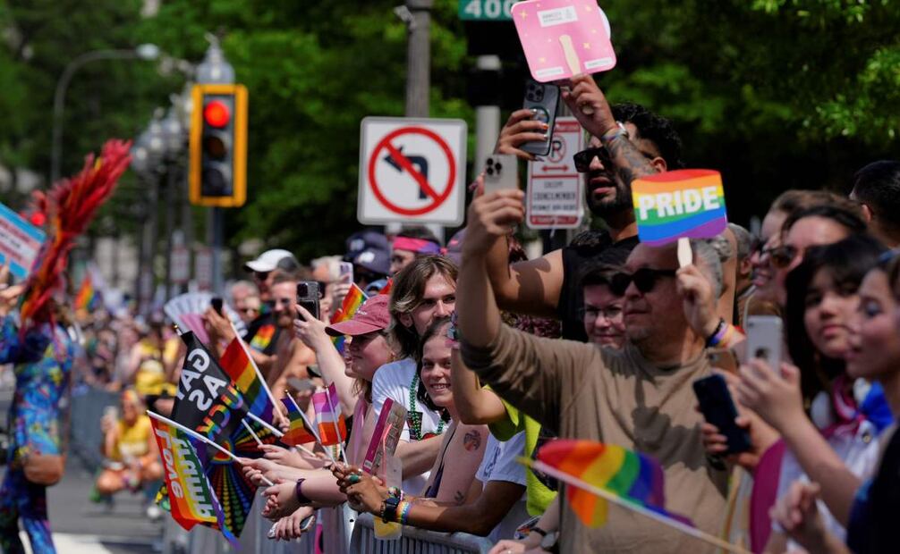 Marcha del Orgullo en Washington. (07/06/25) Foto: AP