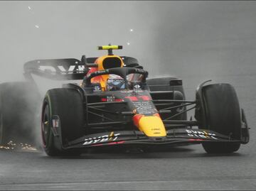 Así le fue a Checo Pérez en las prácticas libres 1 y 2 del GP de Japón