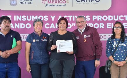 Edomex lanza programas para apoyar a productores del campo ante siniestros y fenómenos climáticos